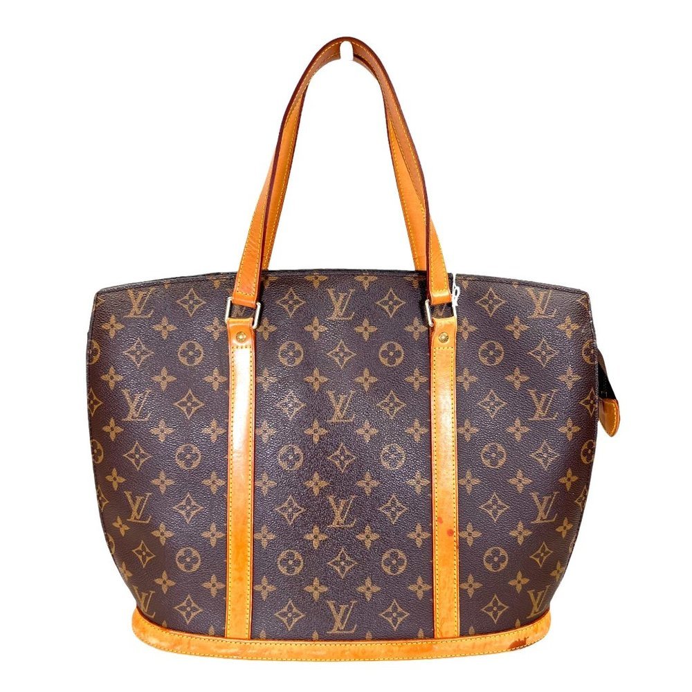 Authentic Louis Vuitton Tote Bag Babylone Monogram Used LV Handbag Vintage